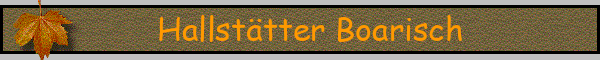 Hallstätter Boarisch