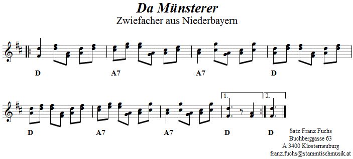 Da Münsterer, Zwiefacher