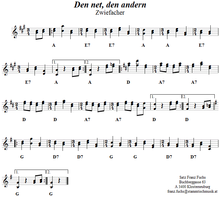 Den net, den andern - Zwiefacher