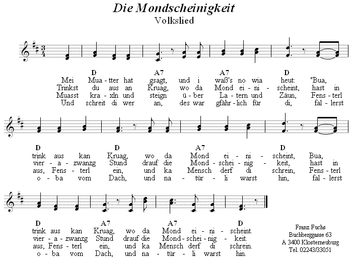 Die Mondscheinigkeit - Volksmusik und Volkstanz im Alpenland