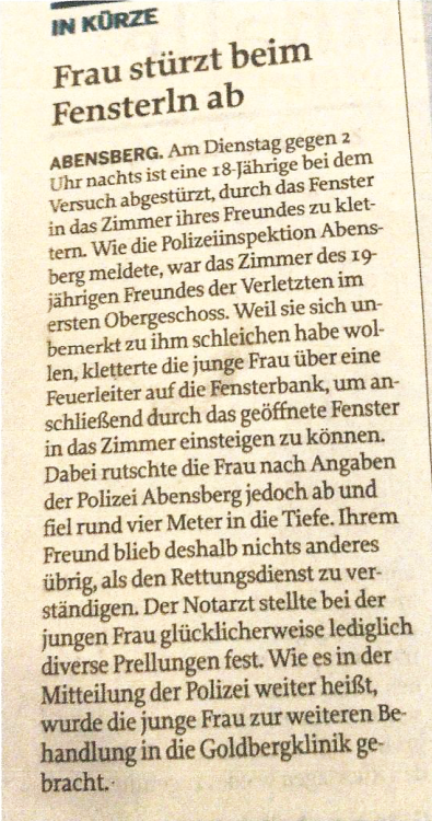 Fensterstock-Diandl, Text von Peter Wutzer - Volksmusik und Volkstanz im Alpenland