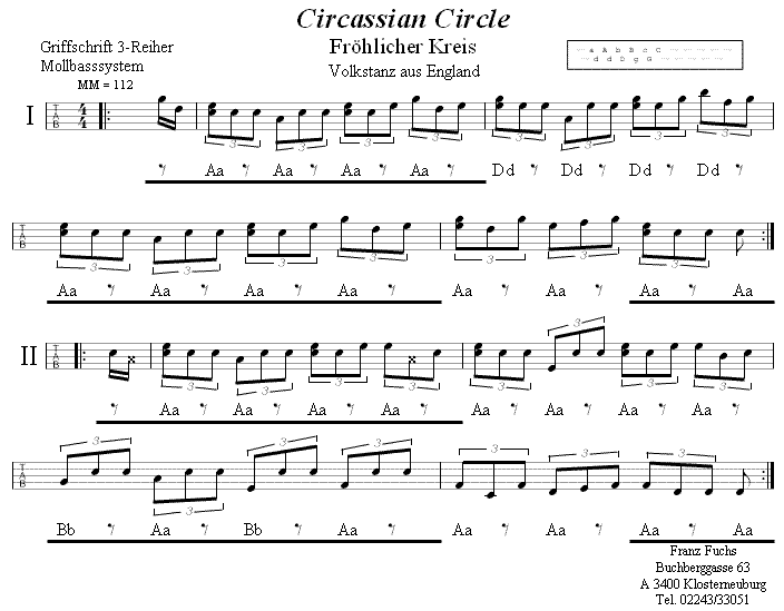 Fröhlicher Kreis Griffschrift - Musik zum Volkstanz - Volksmusik und Volkstanz