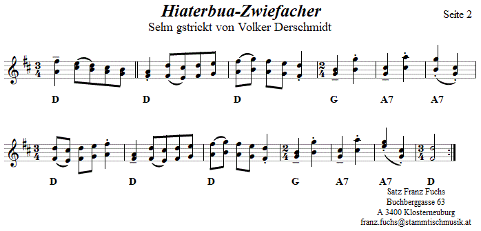 Hiaterbua, Zwiefacher