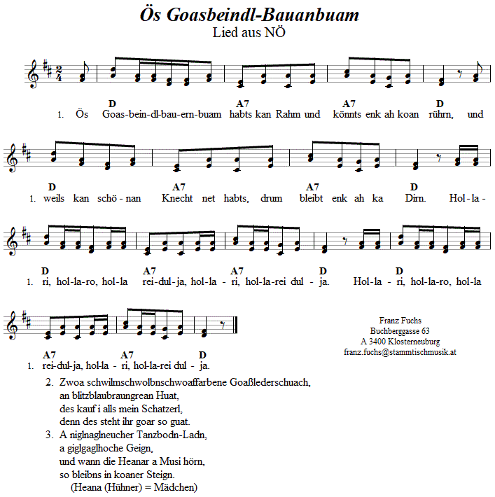 Ös Goasbeindl-Bauanbuam