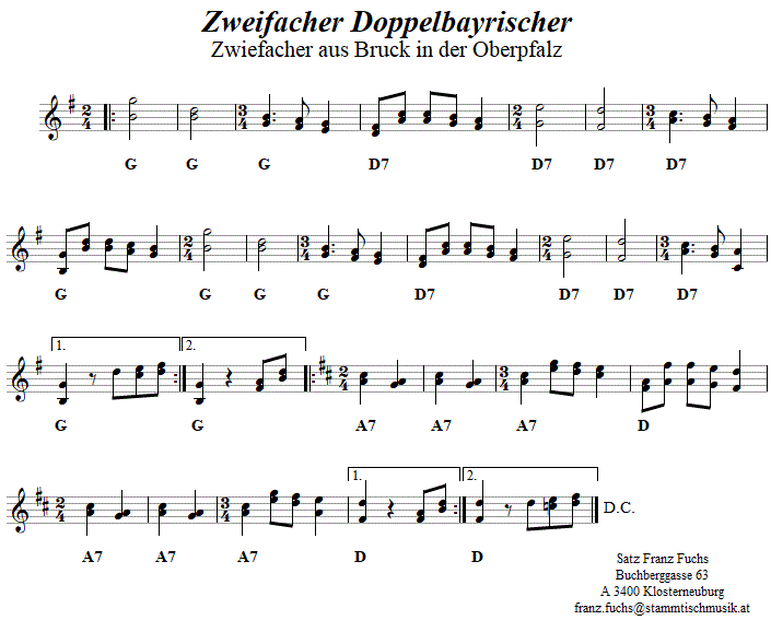 Zweifacher Doppelbayrischer - Zwiefacher